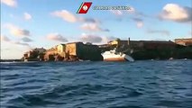 Sardegna, peschereccio incagliato davanti Isola Piana soccorso equipaggio (08.02.21)