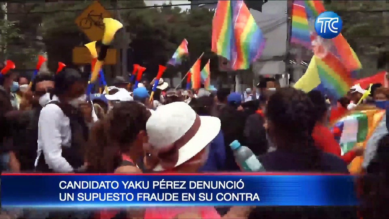 Yaku Pérez denuncia supuesto fraude electoral en su contra