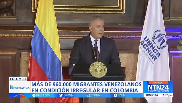 Alocución Iván Duque sobre regularizar a los venezolanos