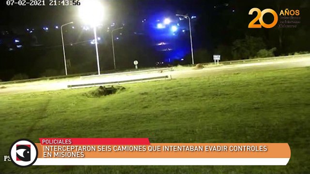 Interceptaron seis camiones que intentaban evadir controles en Misiones