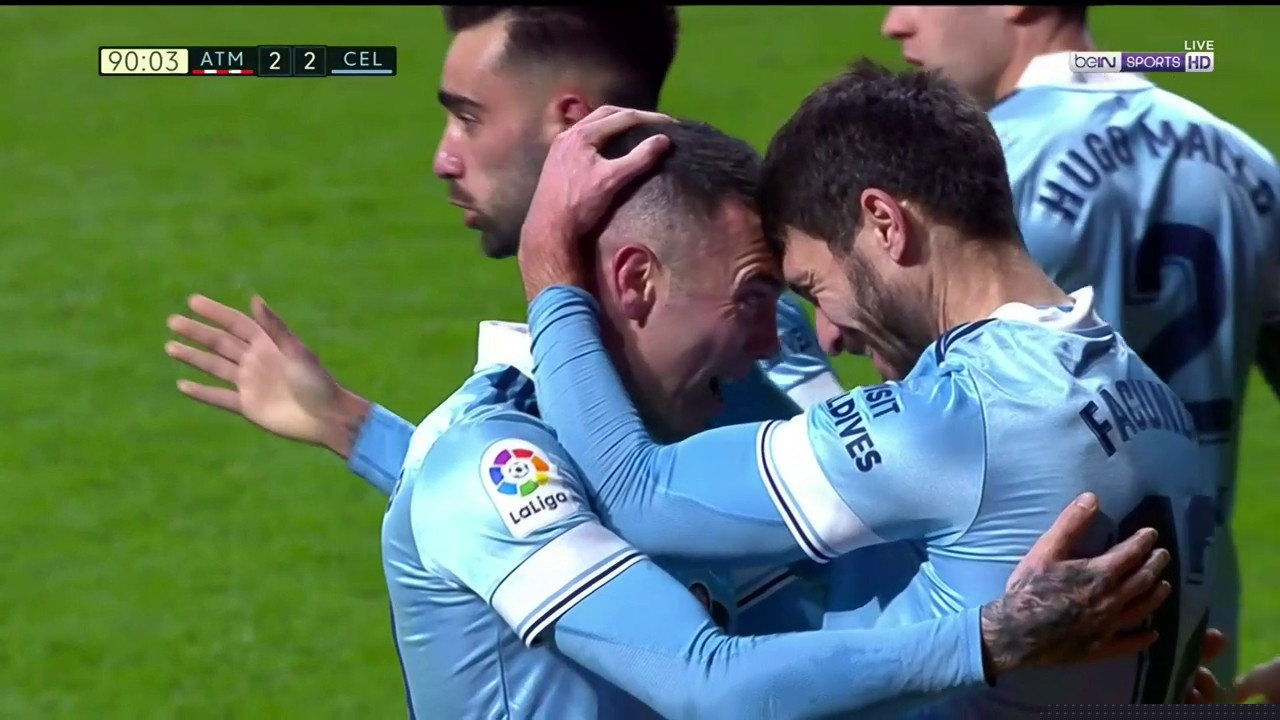 Debut GOAL: Facundo Ferreyra - Atletico Madrid 2-2 Celta Vigo