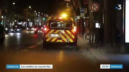 Solidarité : sans-abri, les oubliés du couvre-feu