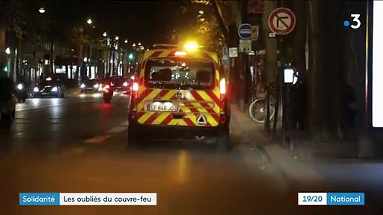 Solidarité : sans-abri, les oubliés du couvre-feu