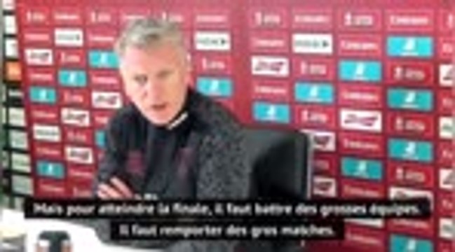 West Ham - Moyes se prépare à un très gros match contre Man United