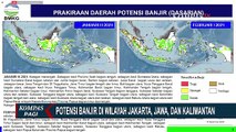 Ini Kata BMKG Untuk Potensi Banjir di Wilayah Jakarta, Jawa, dan Kalimantan