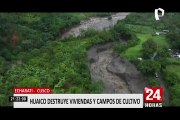 Huaico  arrasa viviendas, campos de cultivo  y vehículos en el Cusco