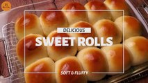 Homemade Sweet Dinner Rolls || Soft & Fluffy Sweet Dinner Rolls || Perfect Sweet Buns || Milk bread
