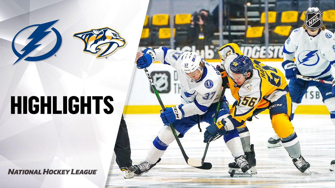 Lightning @ Predators 2/8/21 | NHL Highlights