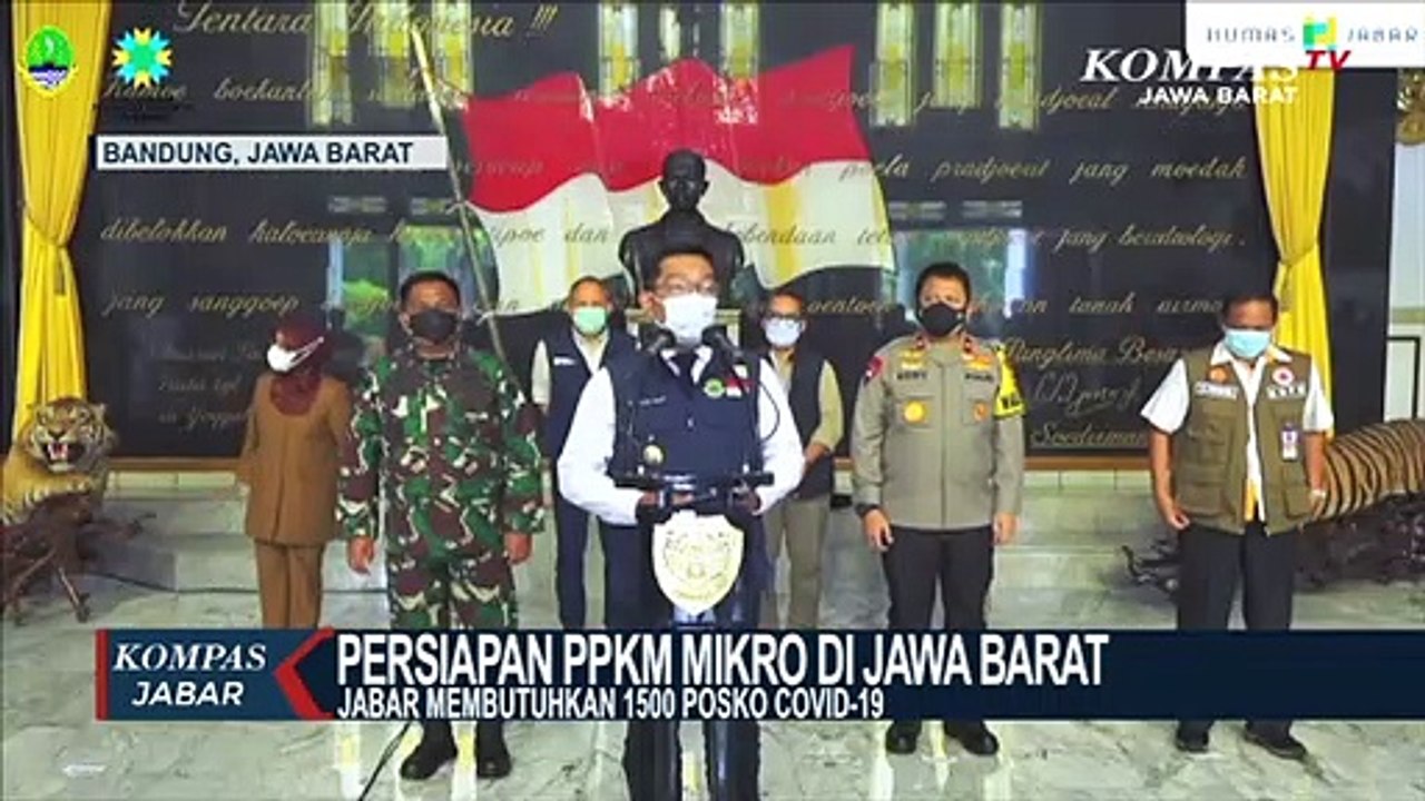 PPKM Mikro Jabar Butuh 1.500 Posko Covid 19