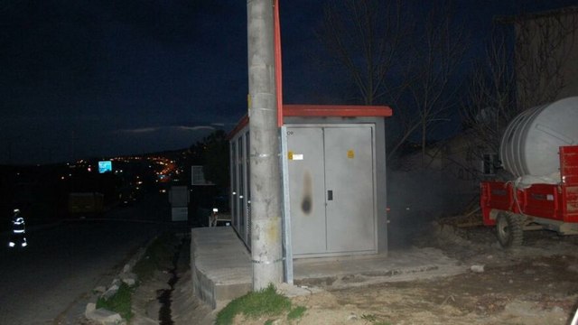 Trafo bomba gibi patladı
