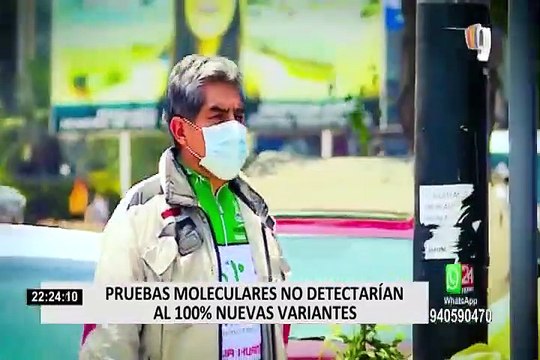 Pruebas moleculares no detectarían al 100% nuevas variantes de la COVID-19