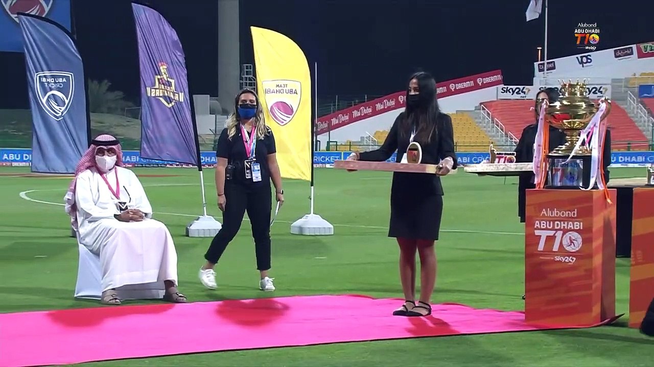 Presentation Ceremony Final Abu Dhabi T10 League 2021 I Season 4 I Full Highlights 2021