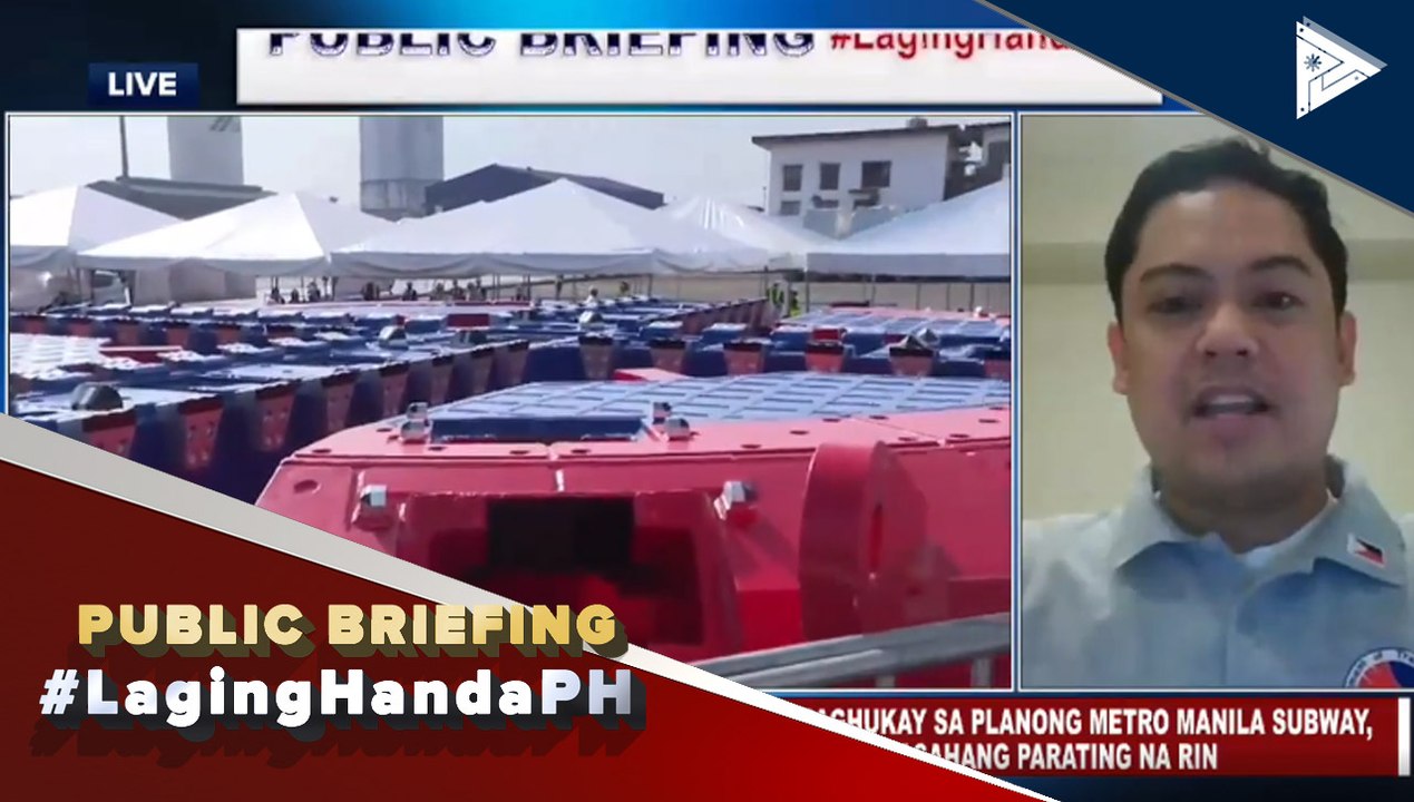 #LagingHanda | Tunnel boring machine na gagamitin sa paghukay sa planong Metro Manila subway, dumating na sa bansa; 24 iba pa, inaasahang parating na rin