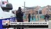 Menaces contre un professeur à Trappes : Reportage des équipes de  CNews sur place, devant l'école sous haute surveillance de l'enseignant