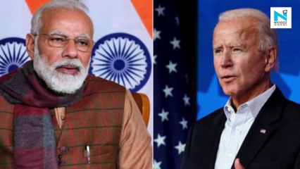 PM Modi speaks to Joe Biden, says, "Committed to rules-based order"