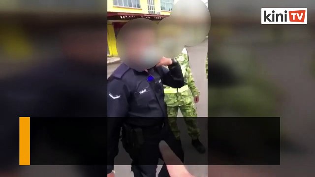 Padah laku provokasi terhadap polis, seorang lelaki ditahan