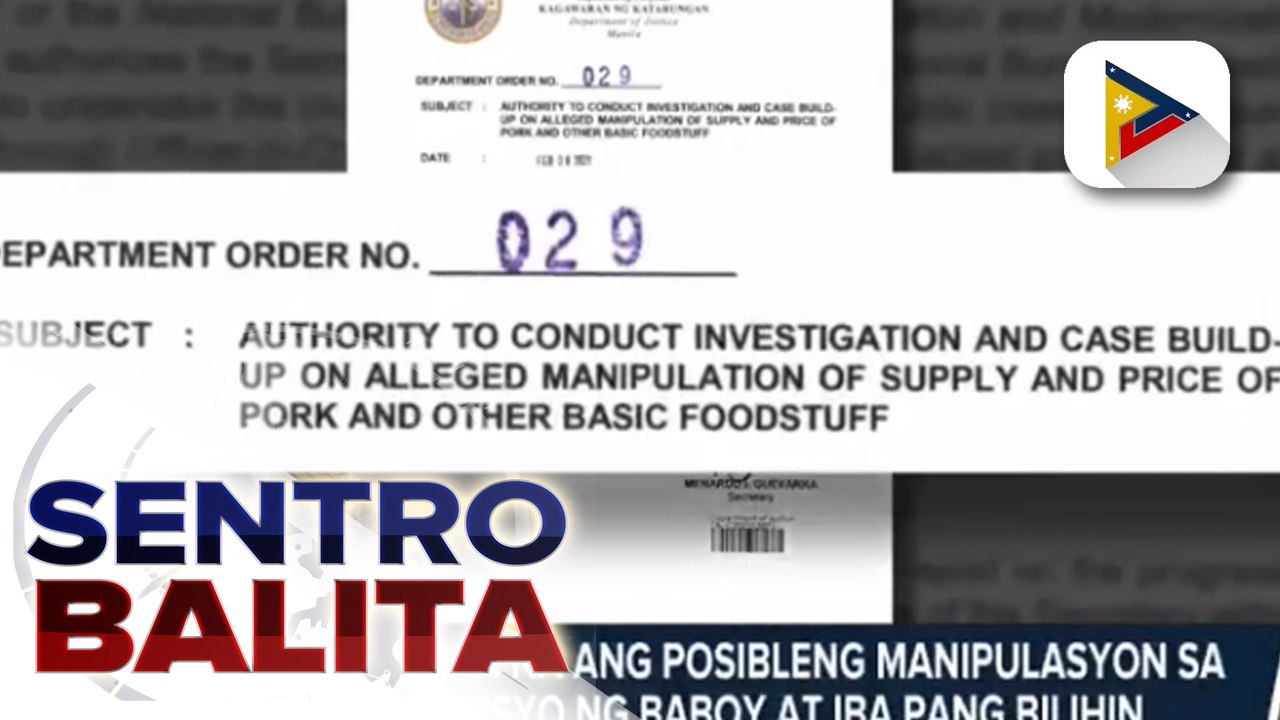NBI, iimbestigahan na ang posibleng manipulasyon sa suppy at presyo ng baboy at iba pang bilihin