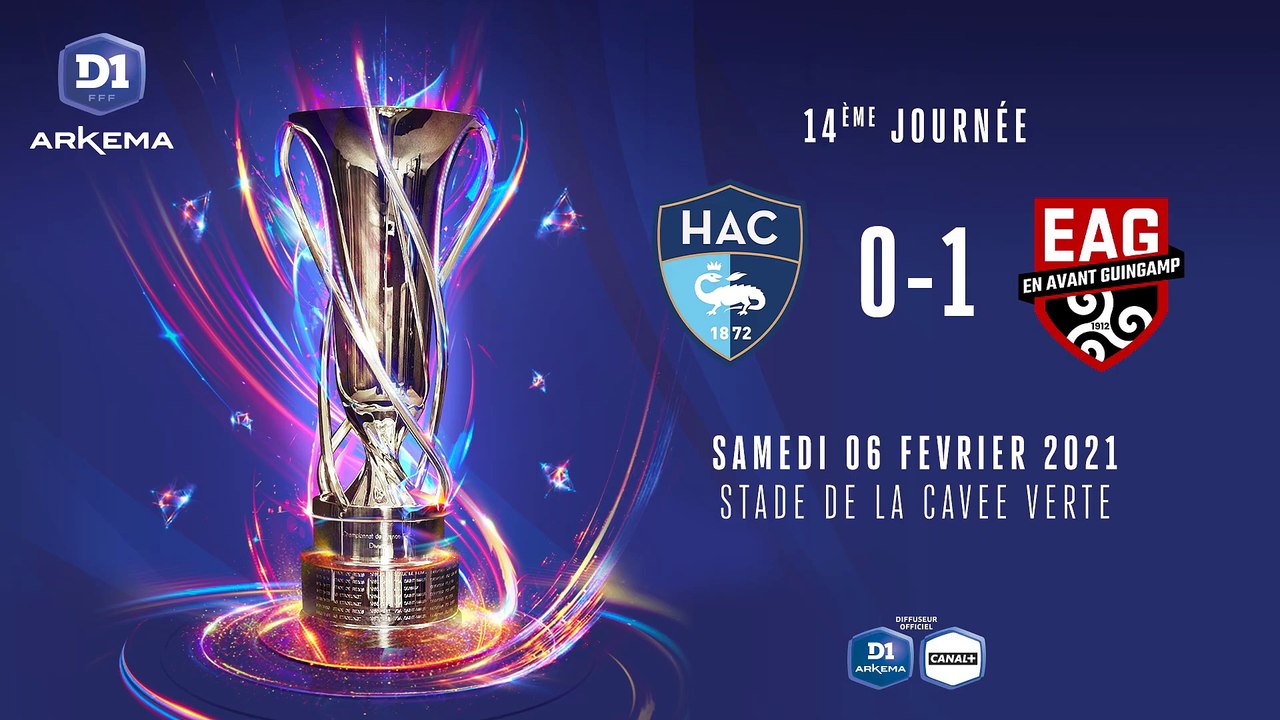 D1 Arkema - J14 | Le Havre AC - EA Guingamp (0-1)