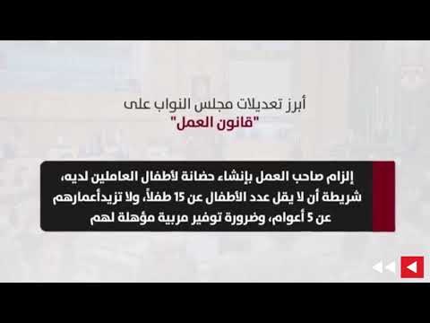 أبرز تعديلات مجلس النواب على قانون العمل