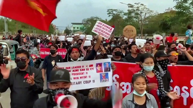 Las protestas contra el golpe de Estado se extienden en Birmania