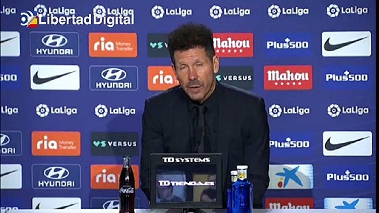 Simeone: "Nosotros seguimos nuestro camino, me quedo con muchas cosas positivas"