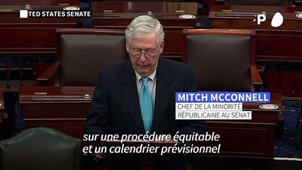 Etats-Unis: les dirigeants du Sénat s'accordent sur les règles du procès en destitution de Trump