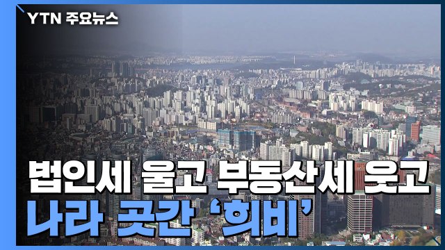 코로나에 나라 곳간 희비...법인세 '울고' 부동산세 '웃고' / YTN