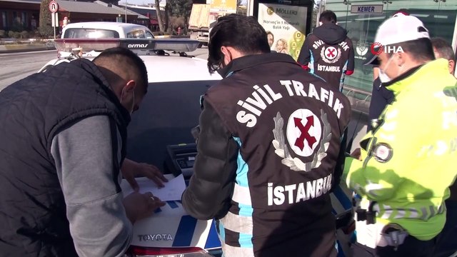 İstanbul'da hafriyat kamyonu denetimi