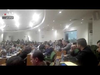 جانب من "جلسة ساخنة" في أمانة عمان حول "سيول الخميس"