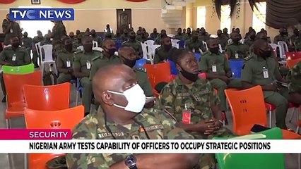 Download Video: Nigerian Army tests capability of officers to occupy strategic positions