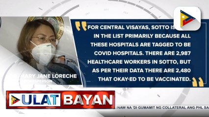 Download Video: #UlatBayan | 3-K medical frontliners ng Vicente Sotto Memorial Medical Center, unang bibigyan ng COVID-19 vaccine sa Central Visayas