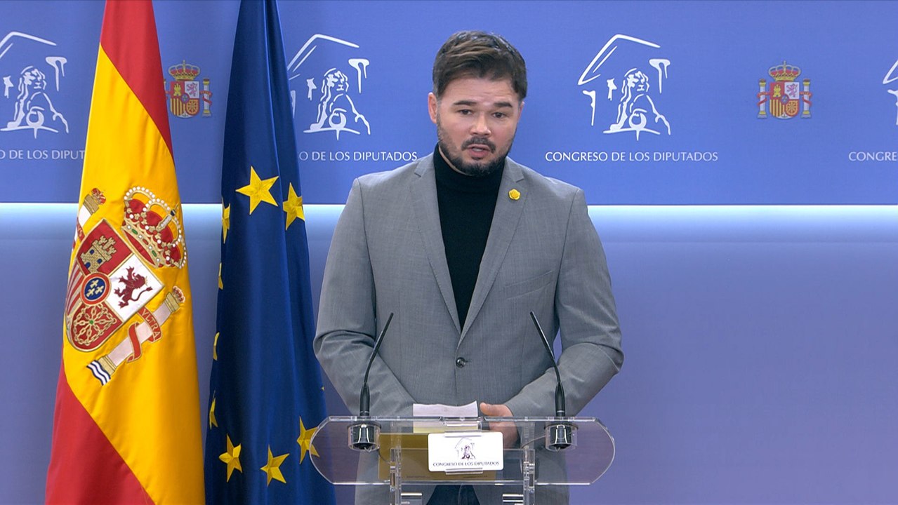 Rufián ve "positivo" el discurso de Iglesias: "Es una obviedad"