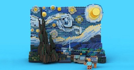Découvrez « La Nuit étoilée » de Van Gogh en version LEGO