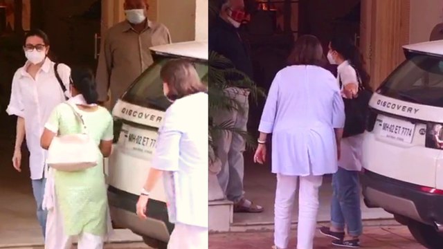 Rajiv Kapoor Death; Karishma Kapoor चाचा को आखरी बार देखने पहुंची | FilmiBeat