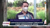 #UlatBayan | Lugar na pagtatayan ng Government Communication Academy, ininspeksyon ni Sec. Andanar