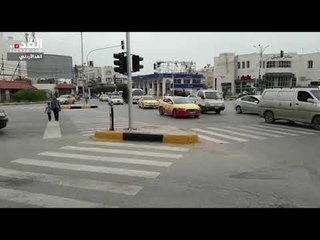 اربد: مبادرة تطوعية ترسم ممرات المشاة على الشوارع