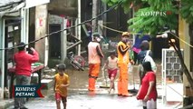 Banjir Bidara Cina Mulai Surut, Warga Tetap Berjaga-jaga Antisipasi Banjir Kiriman