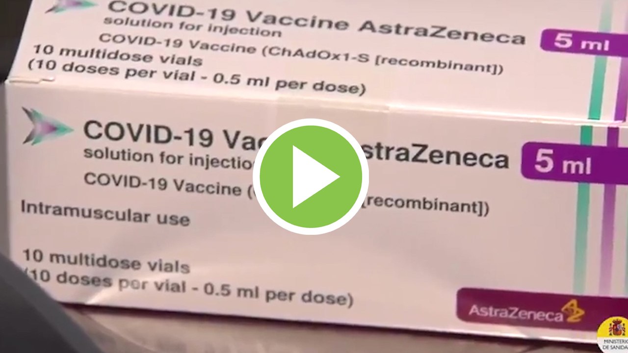 Llegan a las CCAA las primeras dosis de la vacuna de AstraZeneca