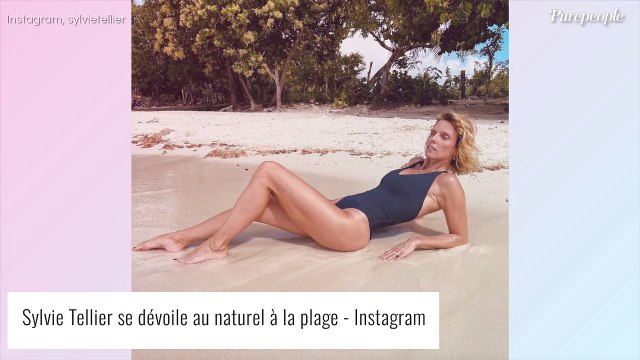 Sylvie Tellier bronzée et au naturel à la plage : corps de dingue à 42 ans