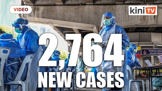 New Covid-19 cases drop, 2,764 reported on Tuesday
