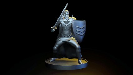 Sir Thaddeus: The Knight 3D Print Ready Model