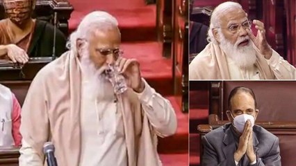 #PMModi Gets Emotional While Sharing Bond With Ghulam Nabi Azad In #RajyaaSabha