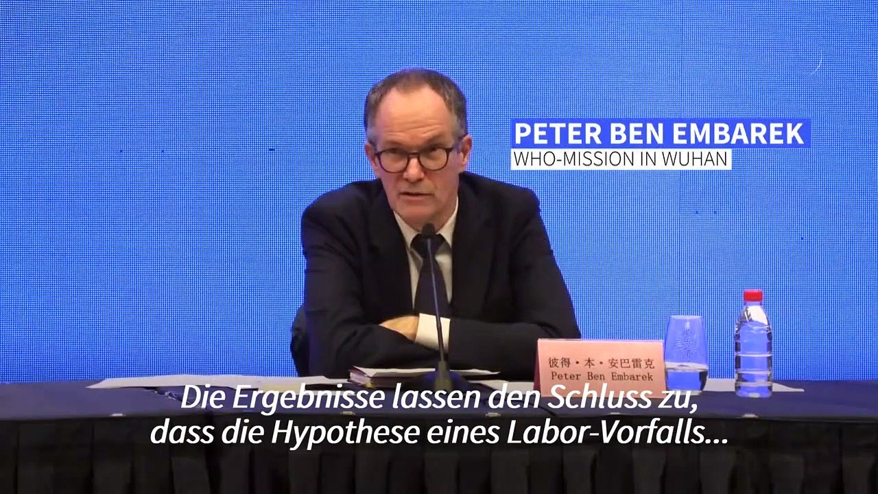 WHO: Labor-Vorfall als Pandemie-Auslöser 'extrem unwahrscheinlich'