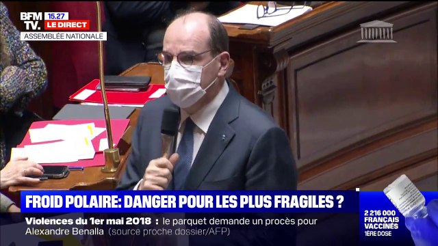 Jean Castex: Nous avons ouvert depuis le 17 octobre 20.000 places supplémentaires pour les sans-abris