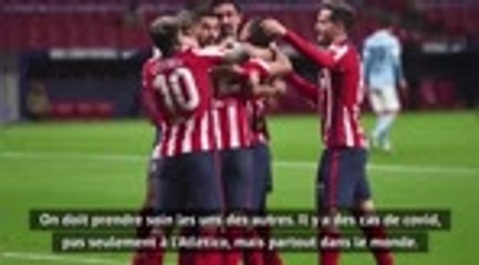 Atlético - Pour Simeone, le covid ne doit pas être un frein