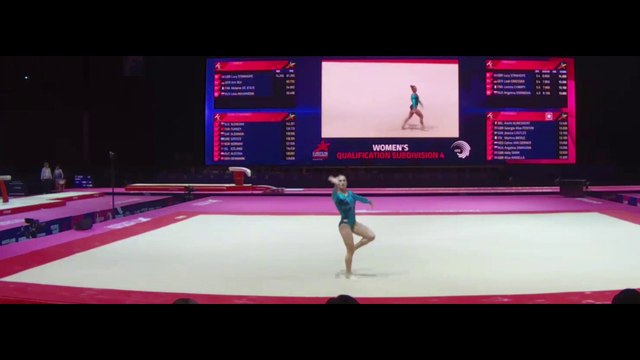 Lilia Akhaimova - FX Qual - 2018 European Gymnastics Championships