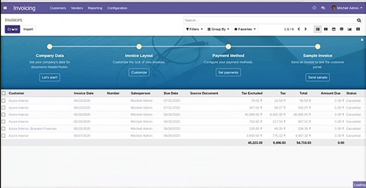 Auto Monthly Invoice Statement to Customer _ Odoo Apps Feature