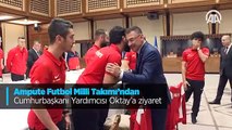 Ampute Futbol Milli Takımı’ndan Cumhurbaşkanı Yardımcısı Oktay’a ziyaret