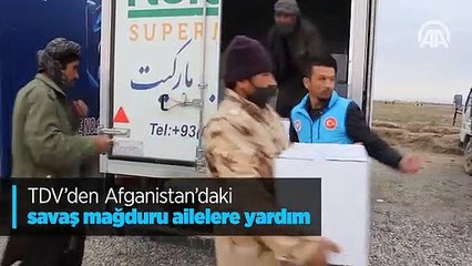 TDV'den Afganistan'daki savaş mağduru ailelere yardım