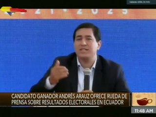 Arauz: Resultado del 7F demuestran que la mayoría votó por opciones vinculadas a la justicia social